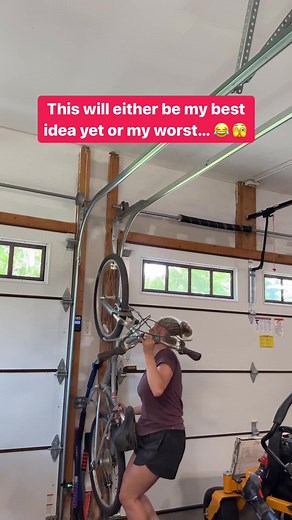 PEOPLE. Where we be storing the bikes??? There’s no good spot in our garage and we can’t have a shed with our HOA. HELP! Anyone have good ideas for bike storage besides the curb on trash day? 😂