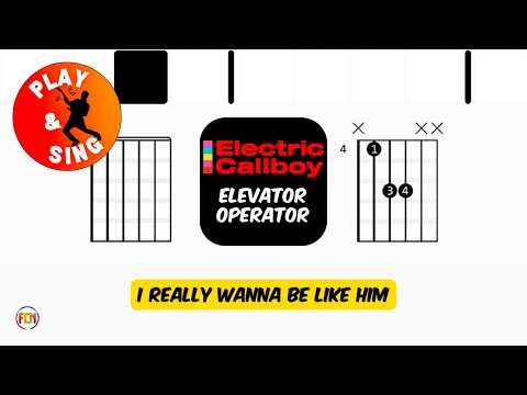 Electric Callboy - Elevator operator | Scrolling Guitar Chords & Lyrics