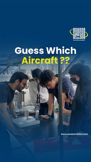 Sarsan Aviation Academy | ✈️ Take a guess — which aircraft is this? | Instagram