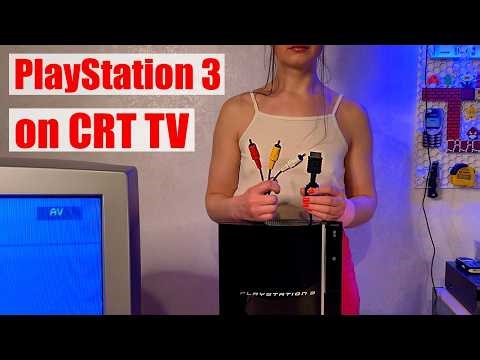 How to Connect a PlayStation 3 to an Old CRT TV