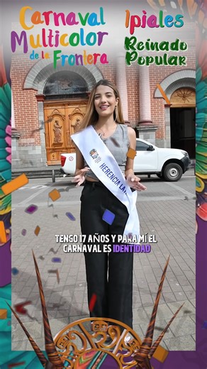 Presentamos nuestras candidatas del reinado del carnaval multicolor de la frontera 2025-2026. "Soy Laura Sofía León Pérez, hija del ritmo y la tradición, nacida en la tierra donde el Carnaval Multicolor de la Frontera es un canto a la vida, Como candidata al reinado, me comprometo a ser la guardiana de nuestra esencia cultural, tejiendo hilos de tradición y modernidad para crear un legado que inspire a futuras generaciones. Mi corazón late al son de las comparsas, y mi alma se nutre de la riquez