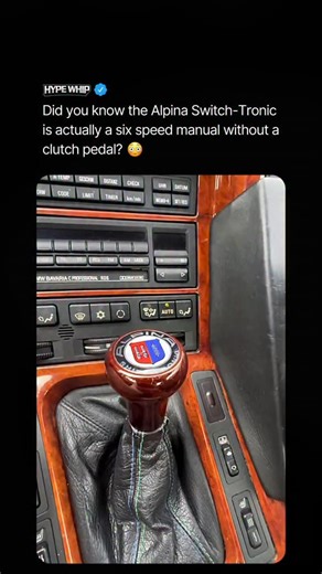 HYPEWHIP | 👉 Did you know Alpina’s Switch-Tronic system was an early attempt to combine the control of a manual with the ease of an automatic? It... | Instagram