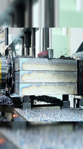 Specialized in handling flame-cut materials - Guda double-head milling machine #cnc #cncmilling#mold