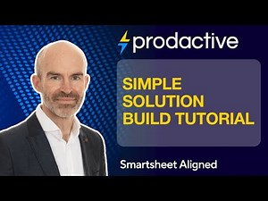 How to build a full Smartsheet solution in just 25 minutes