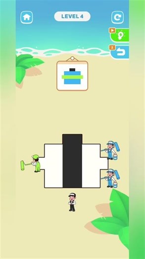 Brush master level 4#ammycandycrush #shorts #mobilegame #puzzlegames#gameplay