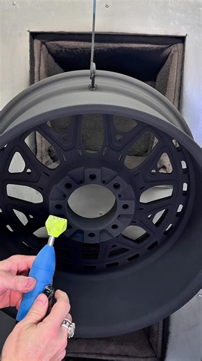 Getting some vacuum therapy in this morning. The high flow Vaxinator pneumatic vacuum removing the unwanted powder with ease. No shop vac needed. Complete control right in your hand. Song - Mama didn’t raise no bitch Scott Coates Music - Spotify #innovatetodominate #coatingsbycoates #powdercoating #powdercoat #scottcoatesmusic