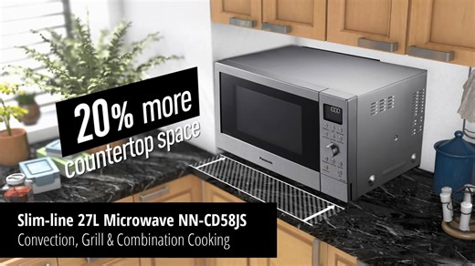 Meet the new Panasonic 27L convection, grill and combination...