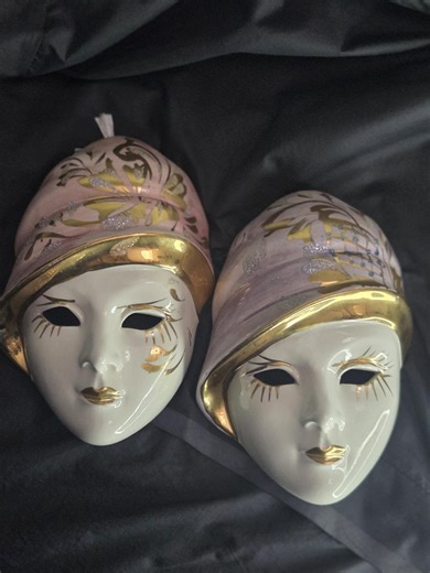 Capodimonte Italy "flapper Girl" Porcelain Face Mask Price for Both ART DECO - Etsy UK