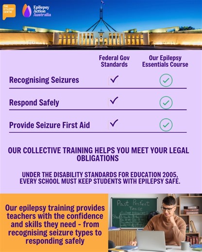 💜 TheEpilepsy Essentials course is designed for carers, teachers, disability workers, and anyone wanting to deepen their understanding of epilepsy. 🎓 Complete online in 3 months to earn your certificate, no prerequisites needed! 🔗 Sign up now: https://epilepsycentre.org.au/access-online-training/ #EpilepsyEssentials #EpilepsyAwareness #OnlineAcademy #TheEpilepsyCentreSA/NT | The Epilepsy Centre