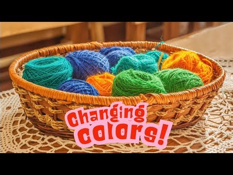 The Purl Stitch (Changing Colors)