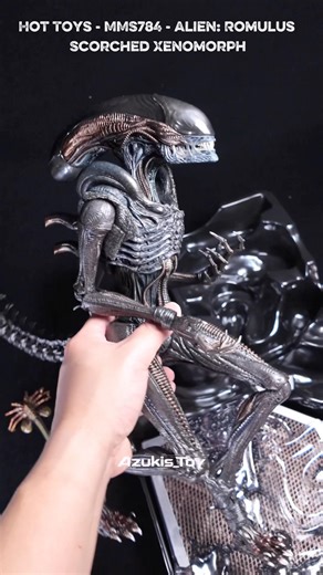 Quick Unboxing - Hot Toys MMS784 Alien: Romulus Scorched Xenomorph #alien #unboxing #hottoys