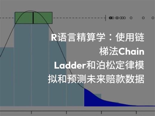 R语言精算学：使用链梯法Chain Ladder和泊松定律模拟和预测未来赔款数据