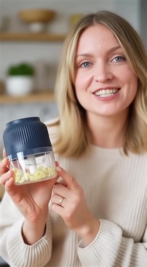 🧄 Save time in the kitchen with the Electric Mini Garlic Chopper! ⚡ This USB rechargeable 350ml food processor easily chops garlic, onions, meat, and veggies in seconds. Compact, portable, and effortless to use — your new cooking helper at 60% OFF   Free Shipping! 🚀 #KitchenGadget #GarlicChopper #CookingMadeEasy #HomeEssentials #FoodPrep