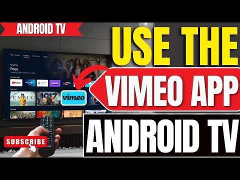 Android TV : How To Login and Use Vimeo | Use Vimeo on Android TV