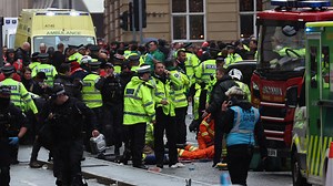 More than 45 people injured after car plows into crowd of Liverpool soccer fans: officials