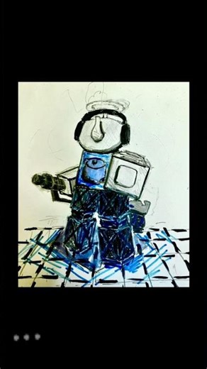 Draw battle bricks boss cesus #drawing #battlebricks #cesus