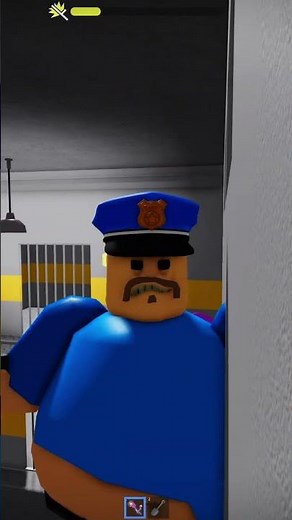 THE Most SMART 99999 IQ ESCAPE from Baryy in Prison Run 😎 #roblox #shorts