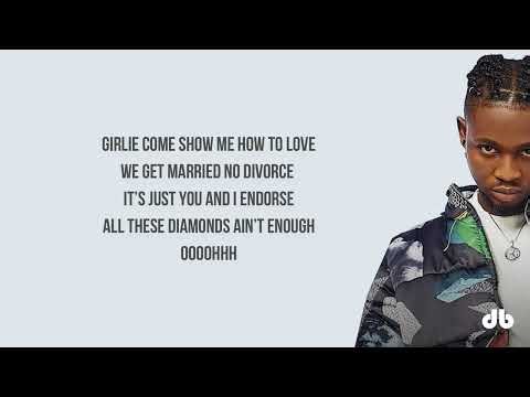 Omah Lay - how to luv (Lyric Video)
