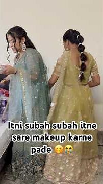 Itne subah makeup kon karata hai 😭btw its fun 🤩 😍 #jyotibisht #minivlog #makeup #viral #trending