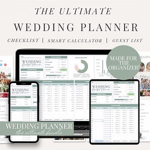 Ultimate Wedding Planner Bundle: Google Sheets & Canva Templates Digital Download - Etsy