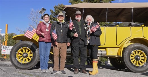 Classic Yellowstone buses make scenic return to Beartooth Pass for opening day
