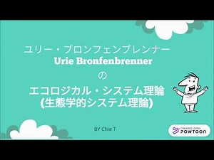 エコロジカルシステムセオリー(生態学的システム理論) byユリーブロンフェンブレンナー