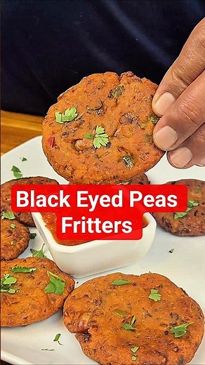 Easy Black Eyed Peas Fritters
