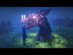 Minecraft | How to Build a Dragon Fountain (Tutorial)