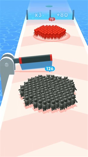 Black 🖤 vs red ♥️ Strikman fight 🤩|count Master game 🎮|#games #trending #shorts video