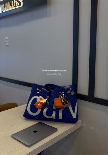 Explore the Curves Tote by Sean Brown: Aesthetic Style