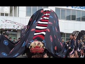 飯沼諏訪神社奉納音楽獅子舞 2025年 第18回 南信州 獅子舞フェスティバル 飯田市 令和7年 lion dance 4K