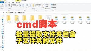 cmd批量提取文件