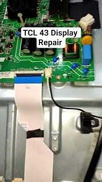 TCL 43P615 LED TV Gate Line Problem Solved! | Easy Tape Method Fix 🛠️