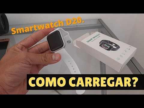 Como carregar o smartwatch D20.