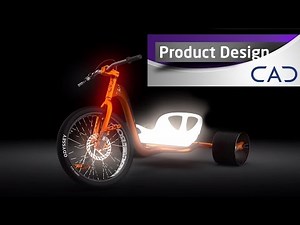 Design a Drift Trike In SolidWorks - P3 Saddle