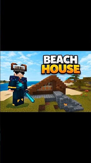 🏖️ Minecraft Beach Side House Ideas | Aesthetic Coastal Builds 🌊#short #minecraft #gaming