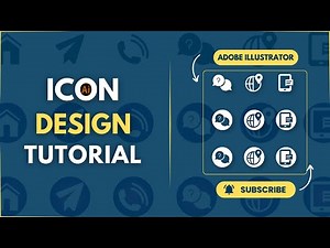 Contact us Series Icon for Website and APP | Vector icon Design Illustrator Tutorial