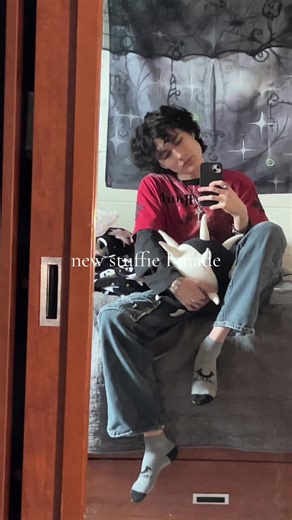 I’ll be making a pattern soon for another plush • #sewing #art #femtanyl #music #emo