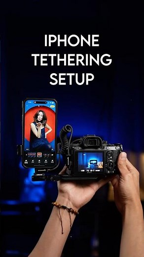 Love this iPhone tethering setup!🔥