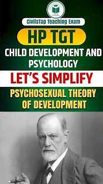 HP TGT CDP | Psychosexual Theory of Development Explained | Civilstap #Shorts