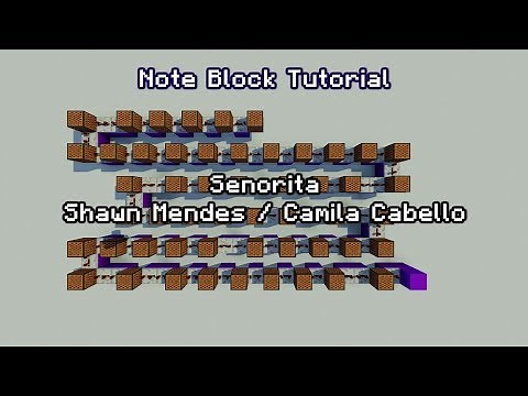 Shawn Mendes - Senorita - Minecraft Note Block Tutorial