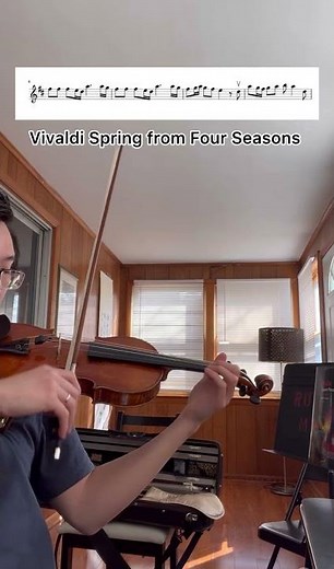 Vivaldi Spring from Four Seasons #violin #music #classicalmusic #violinist #violinmusic #vivaldi