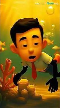 What if we could Breathe Underwater? | #aumsum #kids #shorts #science