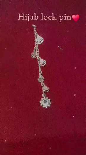 🌷✨️diy hijab lock pin #handmade beautiful jewellery #howtomakehijab pin #youtubeshorts