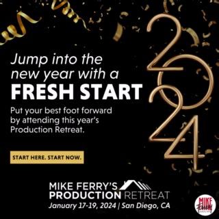 Jump into the new year with a bang by attending Mike Ferry's Production Retreat! Three days jam-packed with mastering the 21-Point Sales System and networking with top producers. Join Mike himself in sunny San Diego, CA on January 17-19, 2024. We cannot wait to see you there! www.MikeFerry.com/Production-Retreat #MikeFerry #listingagent #RealEstate #RealEstateAgent #RealEstateEvent #RealEstateRetreat | The Mike Ferry Organization | Facebook