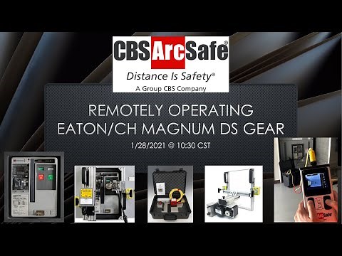 CBS ArcSafe® Operating Magnum DS/SB Breakers Remotely - Remote Switching & Racking