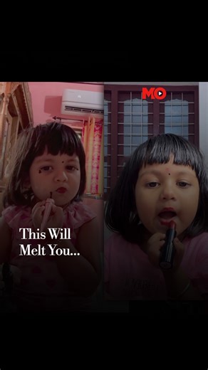 Remember the 4-year-old girl from Kerala who stole hearts with her viral eyeliner video? Well, she is back, and this time, she's winning the internet with her adorable lipstick video. Watch to know in detail. #Mo #CuteVideo #Makeup #Eyelinervideo | India Today