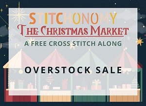 Overstock SALE Christmas SAL 2024 Stitch Along / the Christmas Market 2024 SAL / Christmas 2024 Stitch Along / Permin Fabric / Free Shipping - Etsy