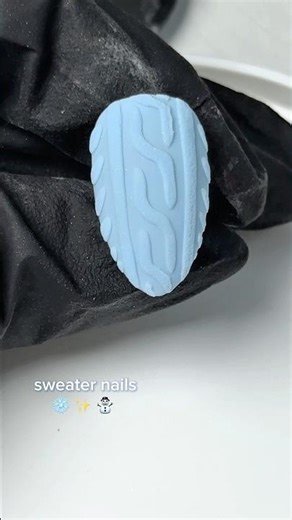 Sweater Nail Tutorial ❄️✨🕊️ #nails #winternails #nailinspo #nailtech #nailtutorial #naildesigns