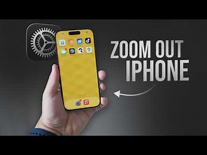 How to Make Your iPhone Zoom Out (tutorial)